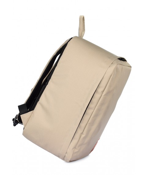 Рюкзак для ручної поклажі POOLPARTY Airport 40x30x20см Wizz Air / МАУ бежевий