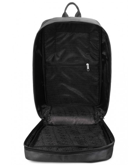 Рюкзак для ручной клади POOLPARTY Airport 40x30x20см Wizz Air / МАУ темно-серый