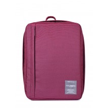 Рюкзак для ручної поклажі POOLPARTY Airport 40x30x20см Wizz Air / МАУ бузковий