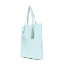 POOLPARTY Angel blue leather bag