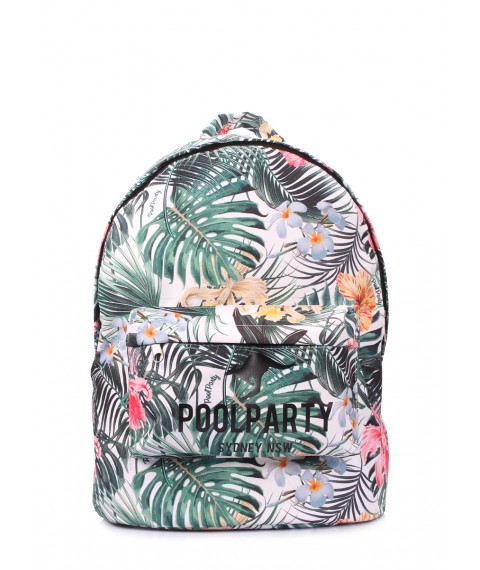 Tropical print POOLPARTY backpack