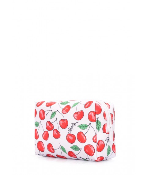 Текстильная косметичка POOLPARTY Beautybag с черешнями