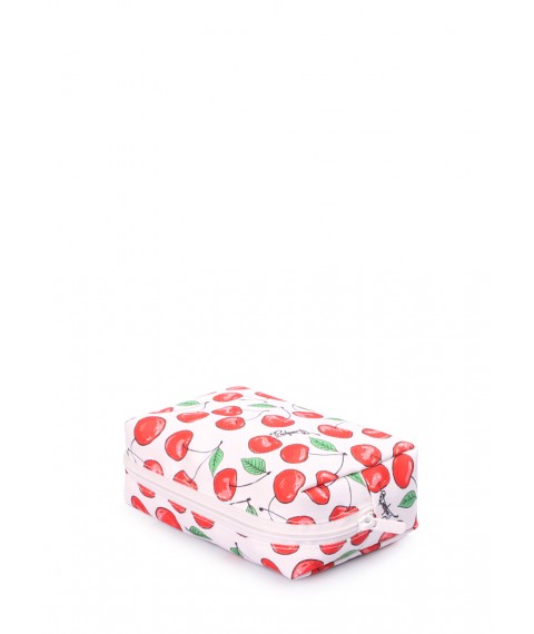 Текстильная косметичка POOLPARTY Beautybag с черешнями