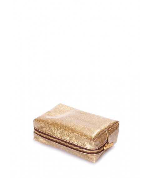 Стильна золота косметичка POOLPARTY Beautybag