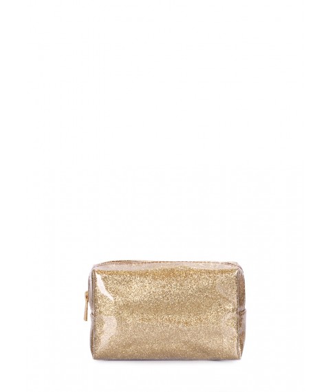 Стильна золота косметичка POOLPARTY Beautybag