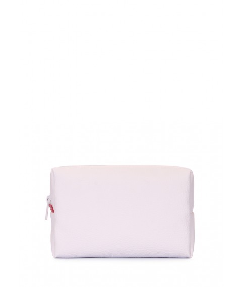 Stylish white cosmetic bag