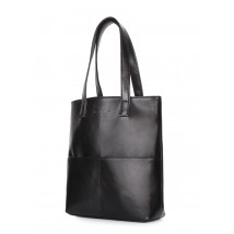 Жіноча сумка із штучної шкіри POOLPARTY Beverly з наружними кишенями чорна