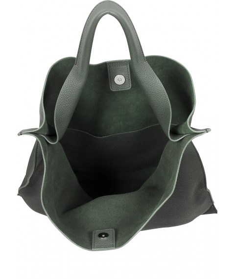 Жіноча шкіряна сумка POOLPARTY Bohemia зелена
