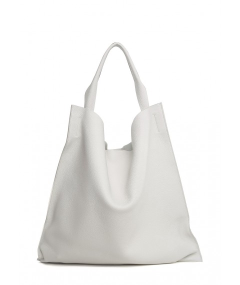 Bohemia white leather bag