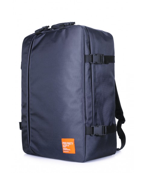 Рюкзак-сумка для ручної поклажі POOLPARTY Cabin 55x40x20см МАУ / SkyUp синій