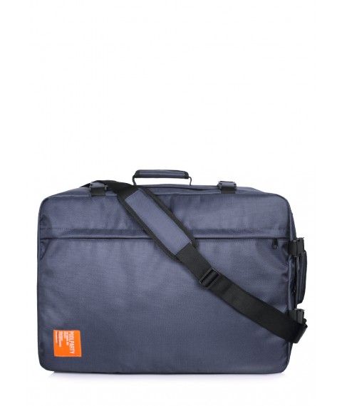 Рюкзак-сумка для ручной клади POOLPARTY Cabin 55x40x20см МАУ / SkyUp синий
