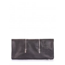 POOLPARTY Chrome Leather Reversible Clutch