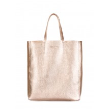 Жіноча шкіряна сумка POOLPARTY City золота