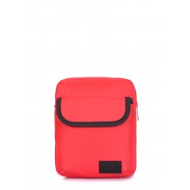 Мужская текстильная сумка с ремнем на плечо POOLPARTY Extreme красная