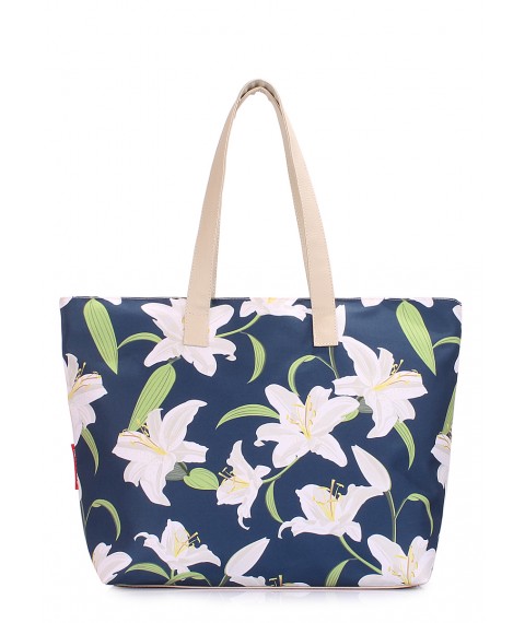 Літня сумка POOLPARTY Flora з ліліями