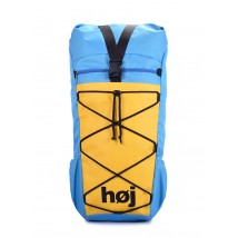 Рюкзак туристичний POOLPARTY Høj 36 литров жовто-блакитний