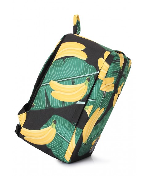 Рюкзак для ручної поклажі POOLPARTY Hub 40x25x20см Ryanair / Wizz Air / МАУ з бананами