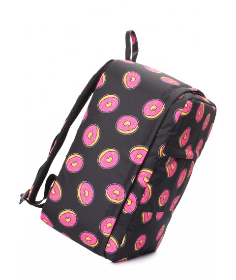Рюкзак для ручной клади POOLPARTY Hub 40x25x20см Ryanair / Wizz Air / МАУ с пончиками