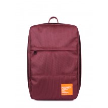 Рюкзак для ручной клади POOLPARTY Hub 40x25x20см Ryanair / Wizz Air / МАУ бордовый