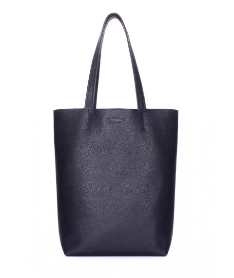 Женская кожаная сумка POOLPARTY Iconic синяя