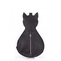 Women's leather backpack POOLPARTY Cat