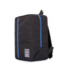 Рюкзак для ручної поклажі POOLPARTY Lowcost 40x25x20см Ryanair / Wizz Air / МАУ чорний