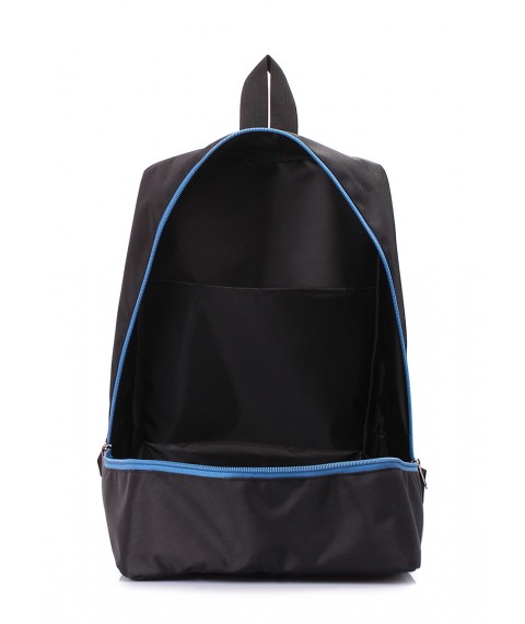 Рюкзак для ручной клади POOLPARTY Lowcost 40x25x20см Ryanair / Wizz Air / МАУ черный