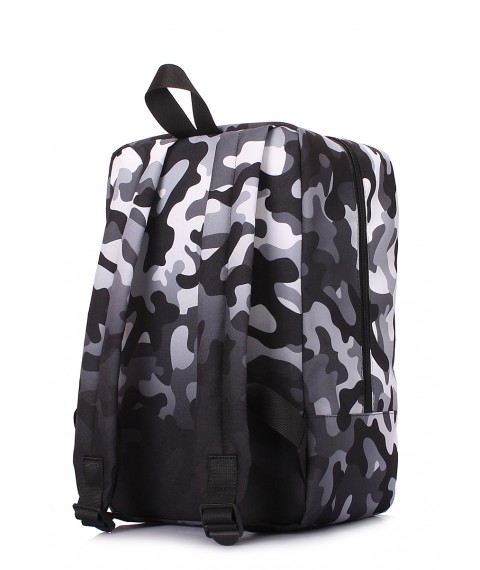 Рюкзак для ручной клади POOLPARTY Lowcost 40x25x20см Ryanair / Wizz Air / МАУ камуфляжный