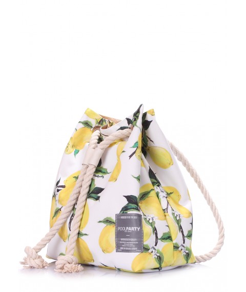 Летний рюкзак POOLPARTY Pack с лимонами