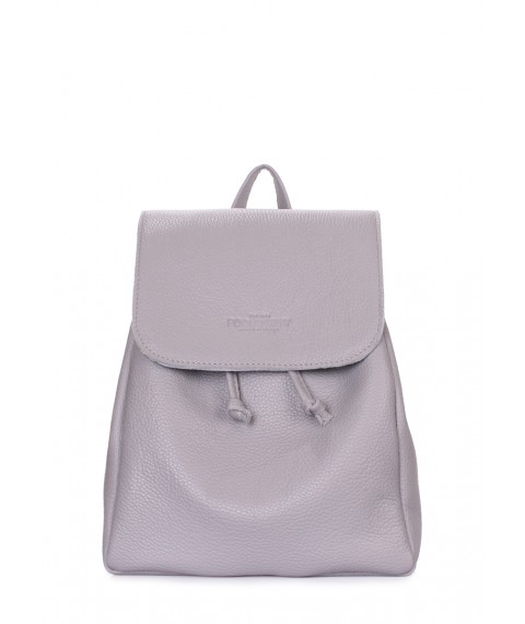 Drawstring leather backpack POOLPARTY Paris