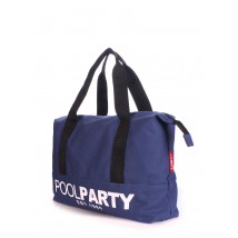 Коттоновая сумка POOLPARTY Universal синяя