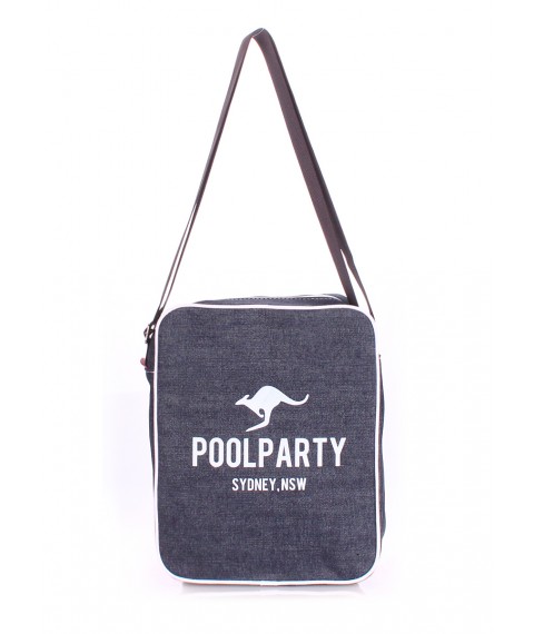 Men's POOLPARTY denim bag with belt