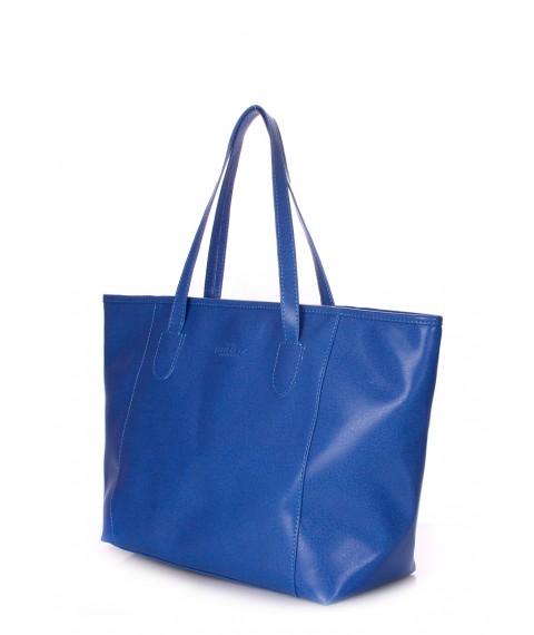 Женская сумка из искусственной кожи POOLPARTY Safyan синяя