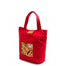 Бавовняна жіноча сумка POOLPARTY Superbag червона