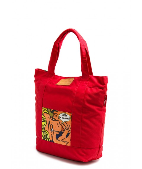 Бавовняна жіноча сумка POOLPARTY Superbag червона