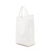 Женская кожаная сумка POOLPARTY BigSoho белая