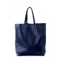 Женская кожаная сумка POOLPARTY City синяя