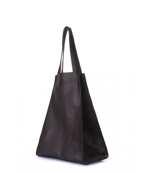 Жіноча шкіряна сумка POOLPARTY Edge poolparty-edge коричнева