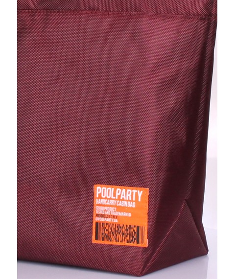 Жіноча текстильна сумка POOLPARTY Razor бордова