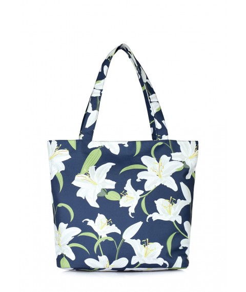 Женская текстильная сумка POOLPARTY Select с лилиями