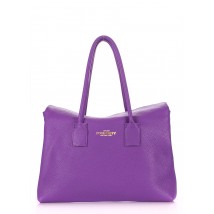 Жіноча шкіряна сумка POOLPARTY Sense фіолетова