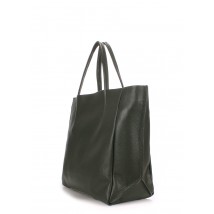 Жіноча шкіряна сумка POOLPARTY Soho зелена