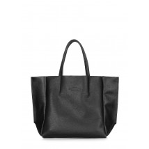Женская кожаная сумка POOLPARTY Soho Mini черная