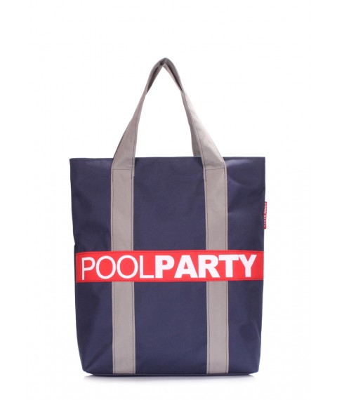 Повсякденна текстильна сумка POOLPARTY Today синя