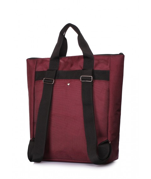 Многофункциональный рюкзак-сумка POOLPARTY Walker бордовый