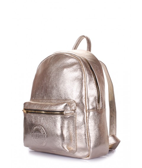 Women's leather backpack POOLPARTY Xs