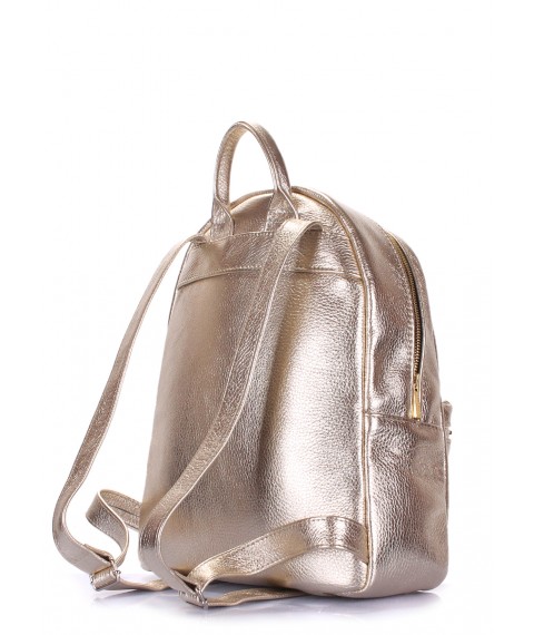 Women's leather backpack POOLPARTY Xs