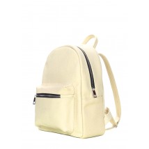 POOLPARTY Xs yellow leather backpack