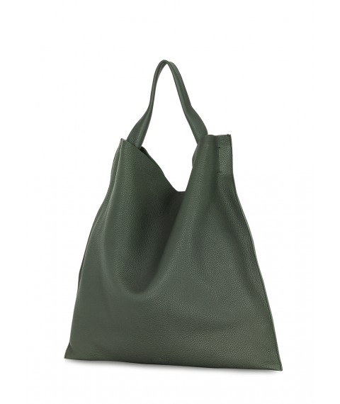 Bohemia green leather bag
