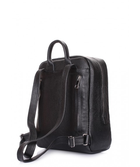 Leather women's backpack POOLPARTY Cult